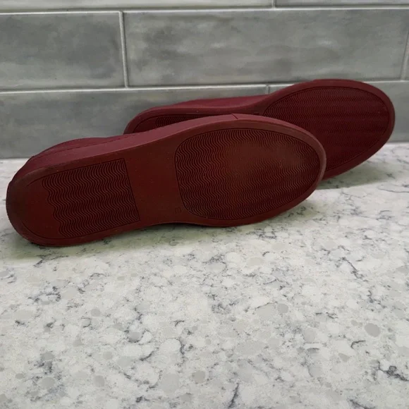 Common Projects Achilles Low BRICK (Wine) Leather Sneakers HTF Sz 38 WOMAN - Picture 8 of 11